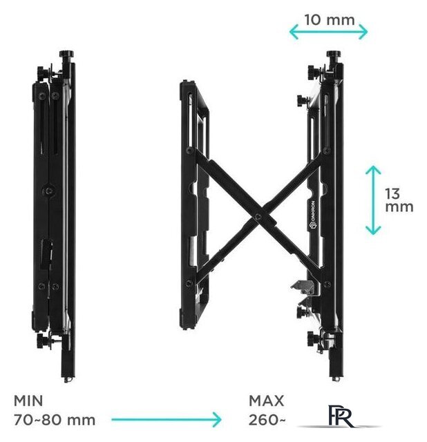 Кронштейн для информационной панели Onkron PRO7M (черный) - Изображение №4 — Интернет-магазин ПроЗаказ