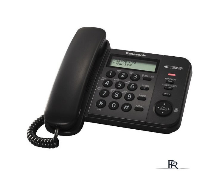Проводной телефон Panasonic KX-TS2356RUB (черный) - Изображение №1 — Интернет-магазин ПроЗаказ