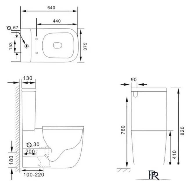 Унитаз напольный Lauter Rimless 21D2203 - Изображение №26 — Интернет-магазин ПроЗаказ