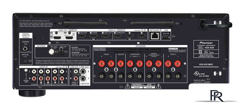 AV ресивер Pioneer VSX-935 (черный) - Изображение №4 — Интернет-магазин ПроЗаказ