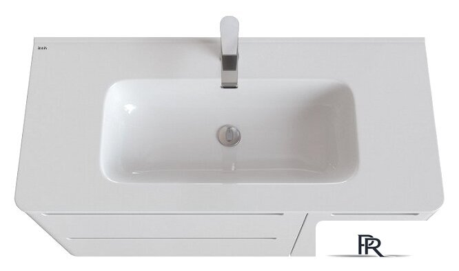  IDDIS Тумба с умывальником Edifice 100 EDI10W1i95K (белый) - Изображение №3 — Интернет-магазин ПроЗаказ