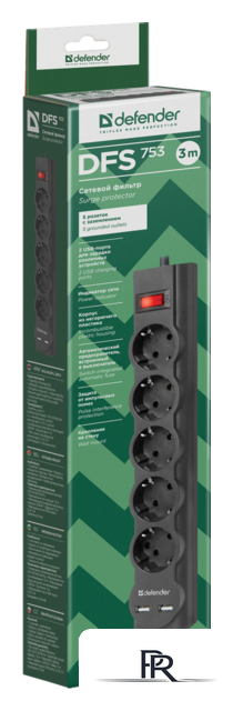 Сетевой фильтр Defender DFS 753 - Изображение №5 — Интернет-магазин ПроЗаказ