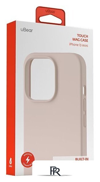 Чехол для телефона uBear Touch Mag Case для iPhone 13 Mini (розовый) - Изображение №5 — Интернет-магазин ПроЗаказ