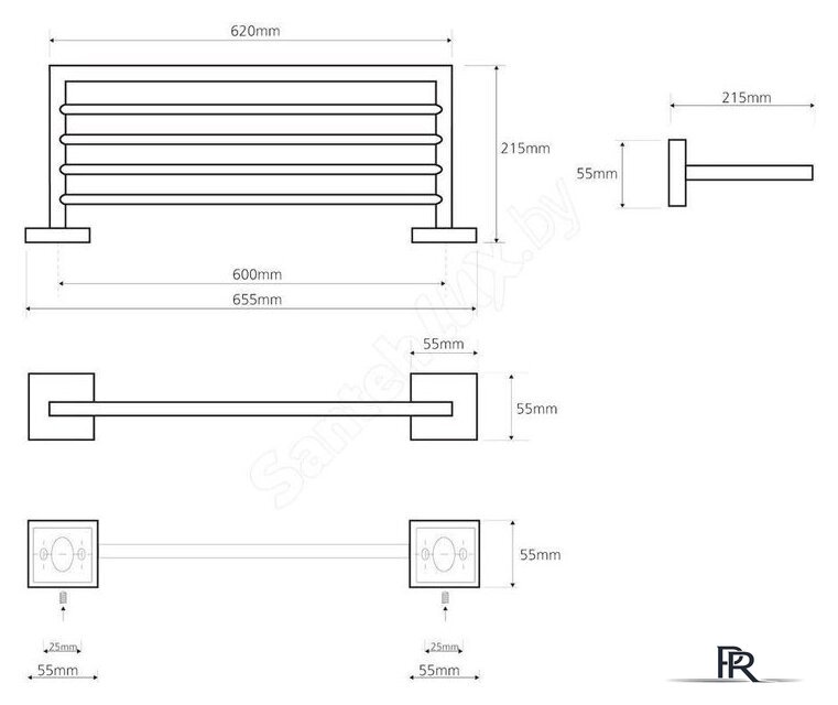 Полка на ванну Bemeta Beta 132205082 - Изображение №2 — Интернет-магазин ПроЗаказ