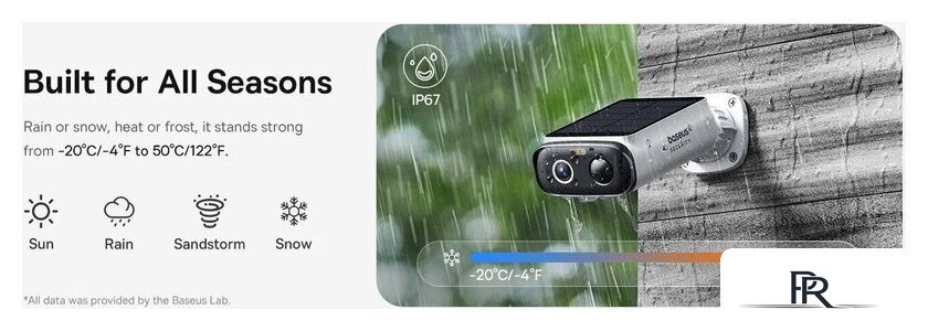 IP-камера Baseus Security S1 Lite Outdoor Camera 2K - Изображение №6 — Интернет-магазин ПроЗаказ