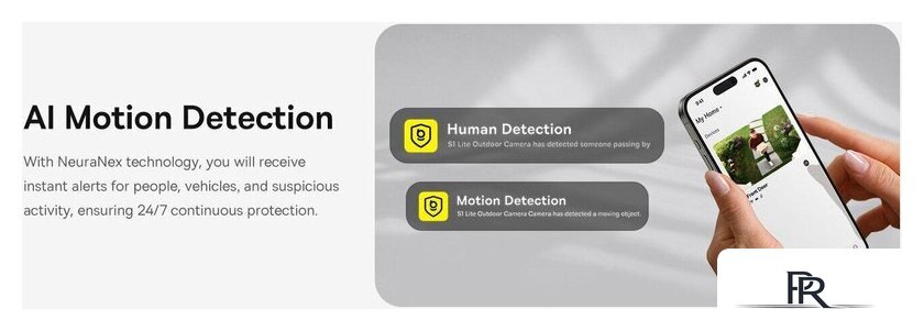 IP-камера Baseus Security S1 Lite Outdoor Camera 2K - Изображение №10 — Интернет-магазин ПроЗаказ