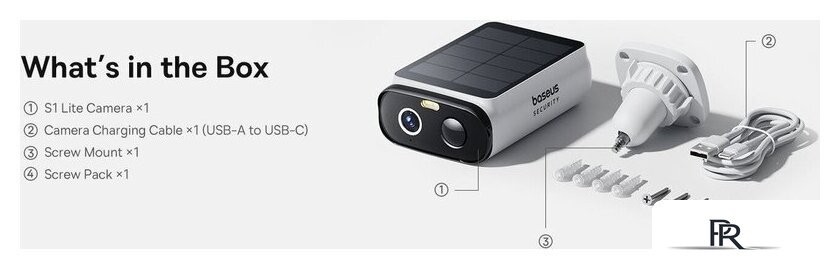 IP-камера Baseus Security S1 Lite Outdoor Camera 2K - Изображение №11 — Интернет-магазин ПроЗаказ