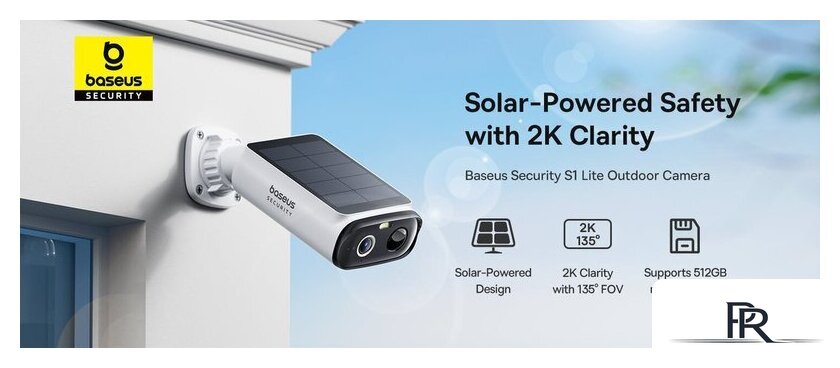 IP-камера Baseus Security S1 Lite Outdoor Camera 2K - Изображение №2 — Интернет-магазин ПроЗаказ
