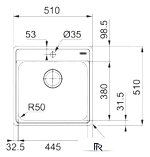Кухонная мойка Franke BCX 210-51 TL - Изображение №2 — Интернет-магазин ПроЗаказ