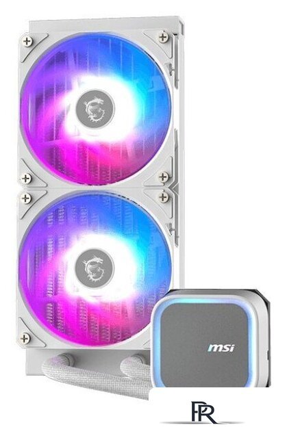 Система жидкостного охлаждения для процессора MSI MAG CoreLiquid A13 240 (белый) - Изображение №2 — Интернет-магазин ПроЗаказ