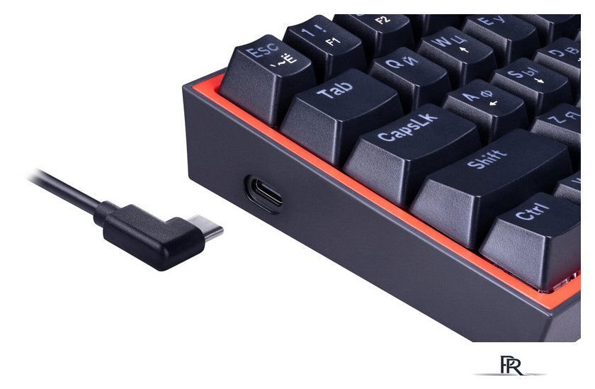 Клавиатура Redragon Fizz (черный/красный) - Изображение №7 — Интернет-магазин ПроЗаказ