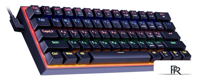 Клавиатура Redragon Fizz (черный/красный) - Изображение №3 — Интернет-магазин ПроЗаказ