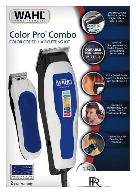 Машинка для стрижки волос Wahl Color Pro 100 Combo 1395-0465 - Изображение №2 — Интернет-магазин ПроЗаказ