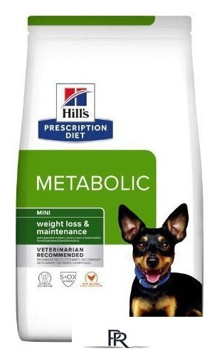 Сухой корм для собак Hill's Prescription Diet Metabolic Mini коррекция веса 605947 3 кг - Изображение №1 — Интернет-магазин ПроЗаказ