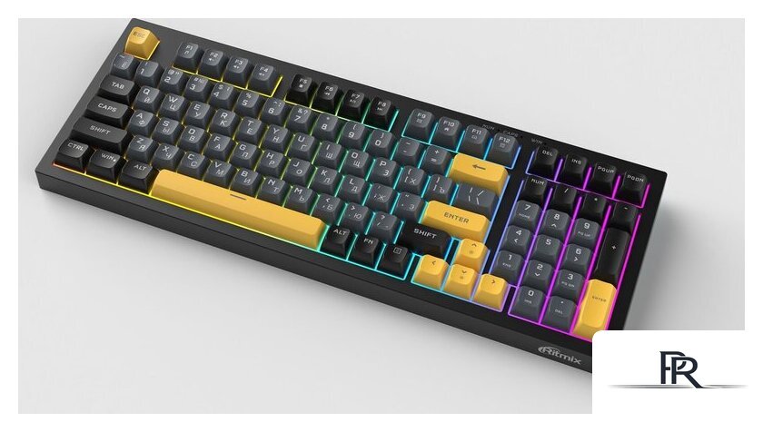 Клавиатура Ritmix RKB-598BL (черный/серый) - Изображение №3 — Интернет-магазин ПроЗаказ