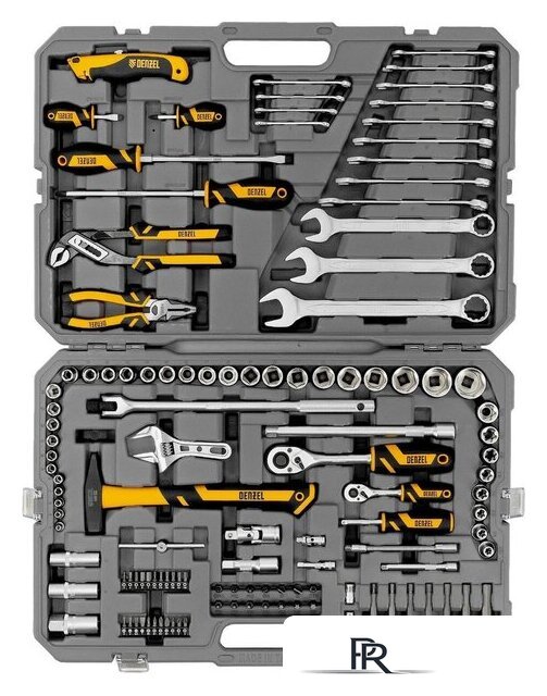 Набор домашнего мастера Denzel 15804 (122 предмета) - Изображение №3 — Интернет-магазин ПроЗаказ
