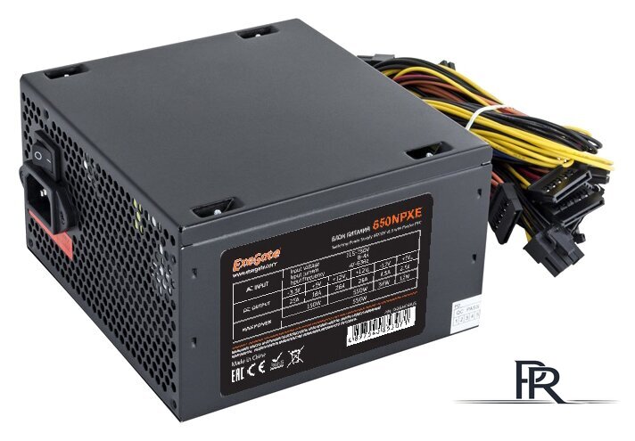Блок питания ExeGate 600NPXE EX221639RUS - Изображение №2 — Интернет-магазин ПроЗаказ