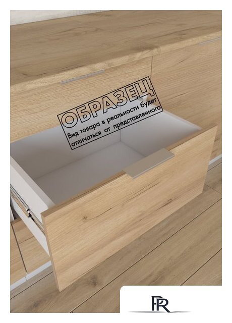 Готовая кухня Интермебель Микс Топ-35 2.0м без столешницы (графит серый/дуб крафт золотой) - Изображение №6 — Интернет-магазин ПроЗаказ