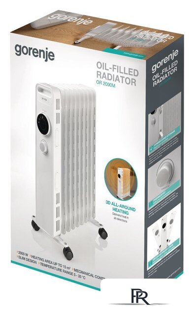 Масляный радиатор Gorenje OR2000M - Изображение №6 — Интернет-магазин ПроЗаказ