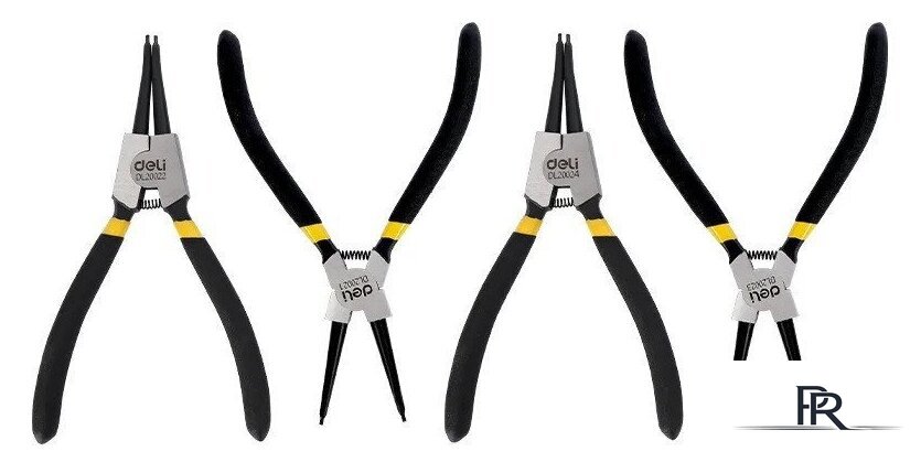 Набор пассатижей Deli DL20521-4 (4 предмета) - Изображение №1 — Интернет-магазин ПроЗаказ