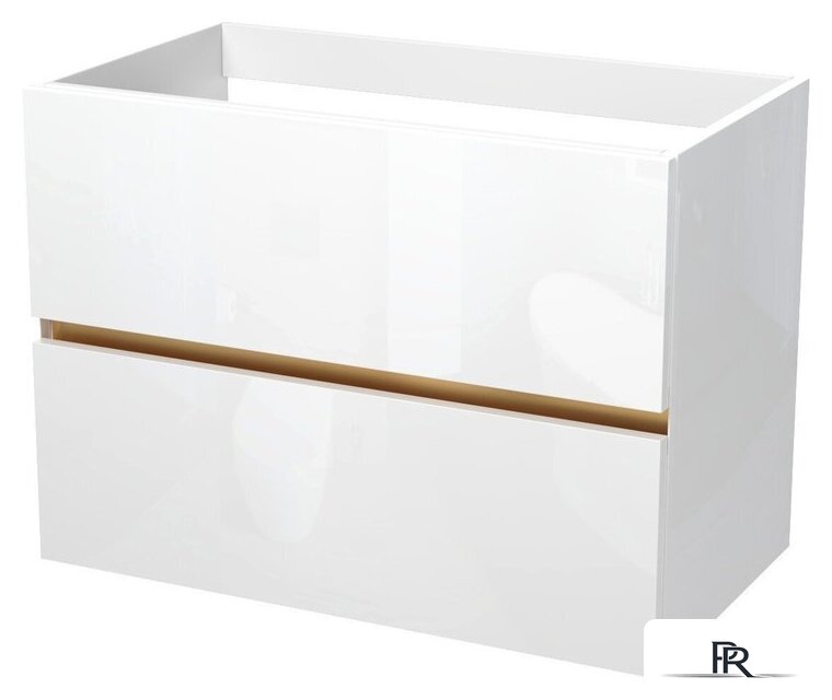  ЗОВ Тумба под умывальник Лира 100 L100MW0MWGVG (белый глянец) - Изображение №1 — Интернет-магазин ПроЗаказ