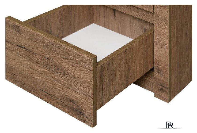 Шкаф-пенал Рэйгрупп Bromo ВТ-04 1D1Y 50x198x45 ВТ-04 VL (дуб веллингтон) - Изображение №2 — Интернет-магазин ПроЗаказ