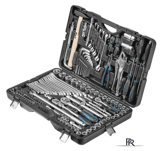 Универсальный набор инструментов Bort BTK-142 (142 предмета) - Изображение №1 — Интернет-магазин ПроЗаказ