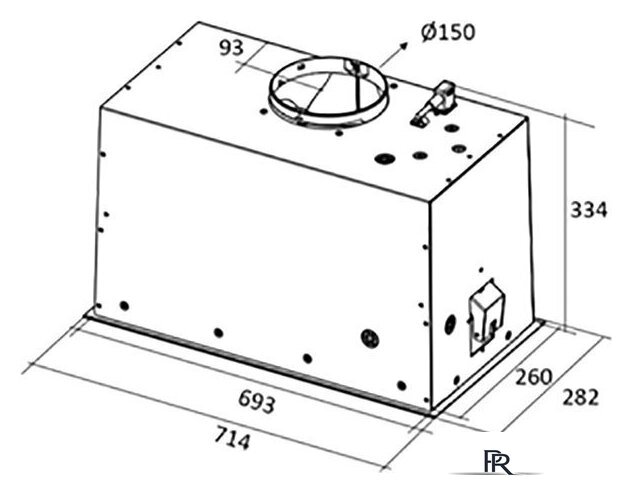Кухонная вытяжка Elica Lane WH/A/72 - Изображение №4 — Интернет-магазин ПроЗаказ