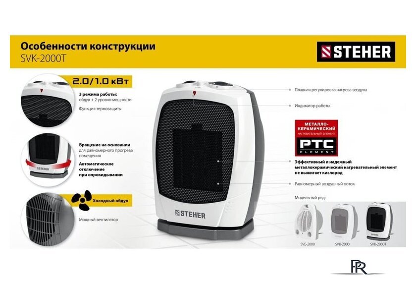 Тепловентилятор Steher SVK-2000T - Изображение №13 — Интернет-магазин ПроЗаказ
