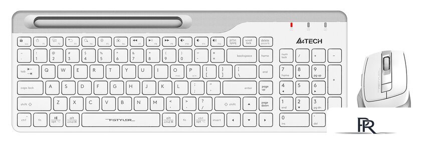 Офисный набор A4Tech Fstyler FB2535C (белый) - Изображение №1 — Интернет-магазин ПроЗаказ