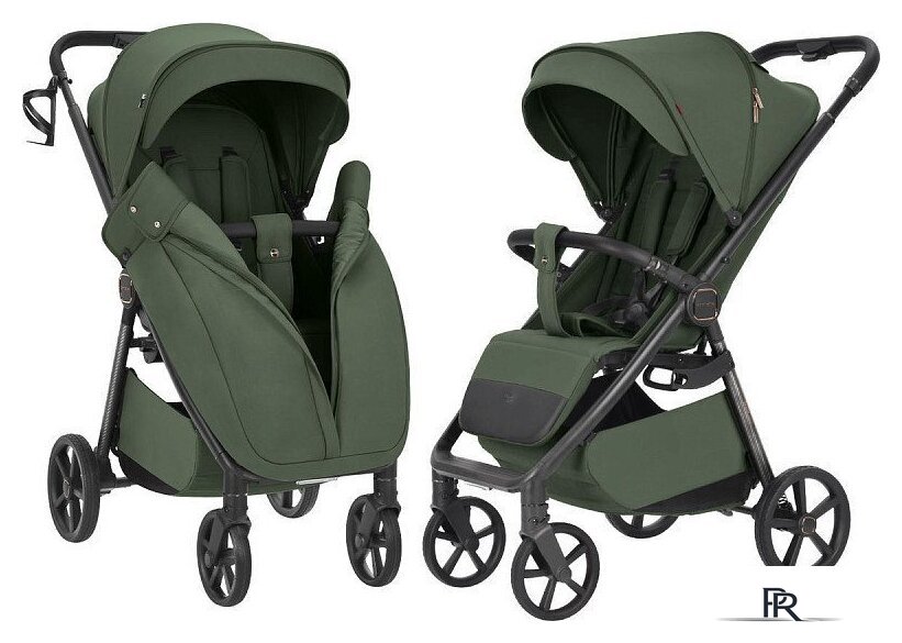 Коляска прогулочная «книга» Carrello Bravo Carbon CRL-5530 (Tropic Green) - Изображение №8 — Интернет-магазин ПроЗаказ