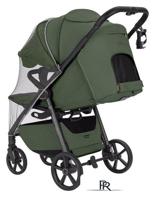 Коляска прогулочная «книга» Carrello Bravo Carbon CRL-5530 (Tropic Green) - Изображение №6 — Интернет-магазин ПроЗаказ