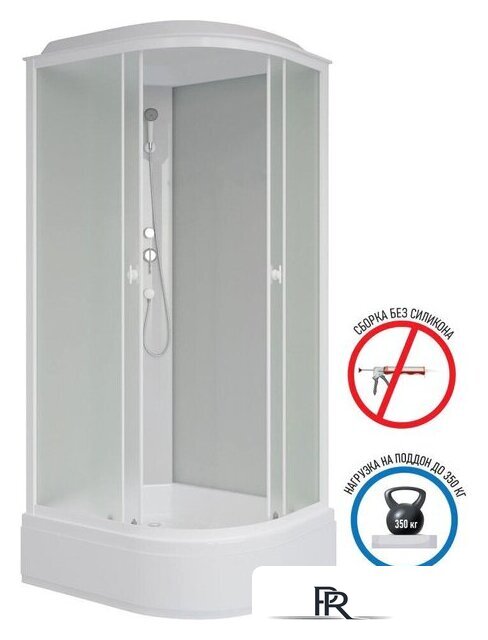 Душевая кабина Niagara Promo P110/80/26L/MT 110x80x215 - Изображение №4 — Интернет-магазин ПроЗаказ