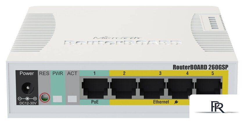 Настраиваемый коммутатор Mikrotik RouterBoard 260GSP - Изображение №1 — Интернет-магазин ПроЗаказ