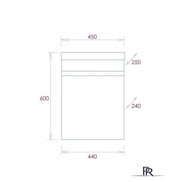  Onika Тумба под умывальник Милтон 45 (104511) - Изображение №6 — Интернет-магазин ПроЗаказ