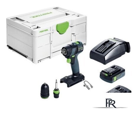 Дрель-шуруповерт Festool TXS 18 C 3.0-Plus 576895 (с 2-мя АКБ, кейс) - Изображение №1 — Интернет-магазин ПроЗаказ