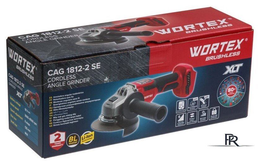 Угловая шлифмашина Wortex CAG 1812-2 SE Solo 1334918 (без АКБ) - Изображение №11 — Интернет-магазин ПроЗаказ