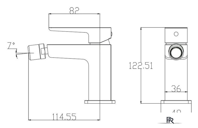 Смеситель Omnires Parma PM7420BL - Изображение №2 — Интернет-магазин ПроЗаказ