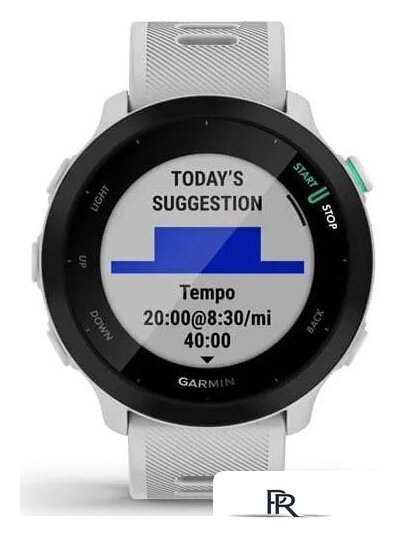 Умные часы Garmin Forerunner 55 (белый) - Изображение №7 — Интернет-магазин ПроЗаказ