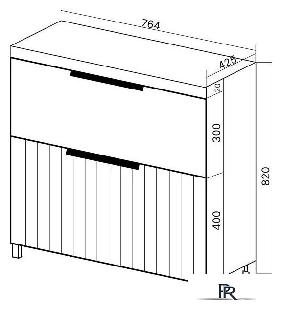 Viant Тумба под умывальник Сицилия Moduo 80 VSIC80MDBEL-T2Y - Изображение №7 — Интернет-магазин ПроЗаказ