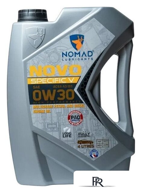 Моторное масло Nomad Novo Specific V 0W-30 4л - Изображение №1 — Интернет-магазин ПроЗаказ