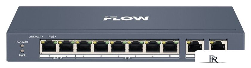 Настраиваемый коммутатор iFlow F-SW-EM410HPOE-VM - Изображение №1 — Интернет-магазин ПроЗаказ