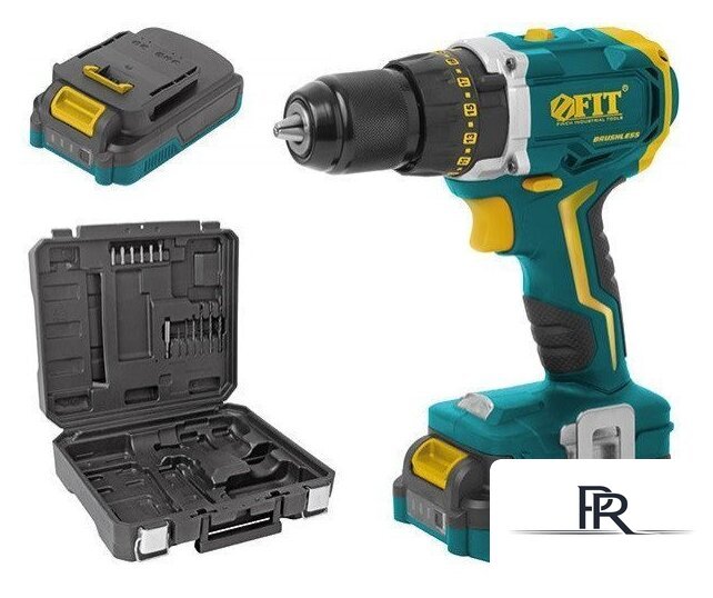 Ударная дрель-шуруповерт FIT CD-20LLC (с 2-мя АКБ, кейс) - Изображение №1 — Интернет-магазин ПроЗаказ