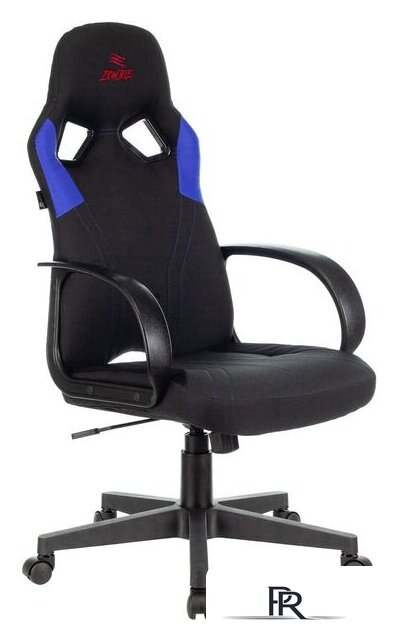Игровое (геймерское) кресло Zombie RUNNER (черный/синий) - Изображение №1 — Интернет-магазин ПроЗаказ