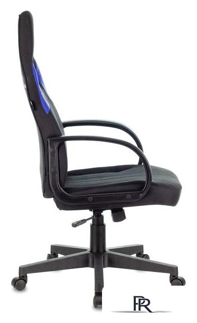 Игровое (геймерское) кресло Zombie RUNNER (черный/синий) - Изображение №3 — Интернет-магазин ПроЗаказ