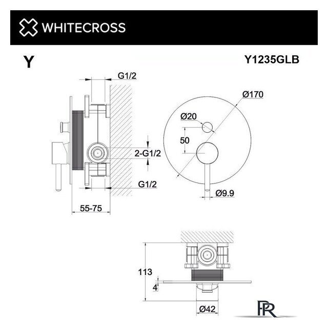 Смеситель Whitecross Y Y1235GLB (брашированное золото) - Изображение №3 — Интернет-магазин ПроЗаказ