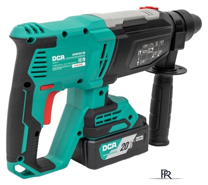 Перфоратор DCA ADZC02-26 Type EM (с 2-мя АКБ, кейс) - Изображение №4 — Интернет-магазин ПроЗаказ