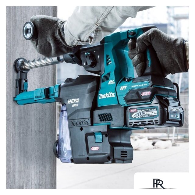 Перфоратор Makita HR001GM201 (с 2-мя АКБ, кейс) - Изображение №4 — Интернет-магазин ПроЗаказ