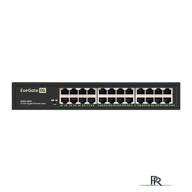 Неуправляемый коммутатор ExeGate EDGS-1024D - Изображение №2 — Интернет-магазин ПроЗаказ