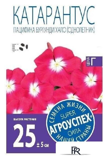 Семена цветов Агроуспех Катарантус Пацифика Бургунди Хало 85840 7 шт - Изображение №1 — Интернет-магазин ПроЗаказ